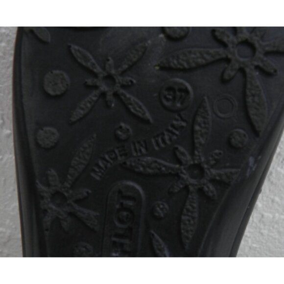 Fly Flot Blue Mesh Slide Sandals Women’s Anti-Shock Wedge Slip On Size EU 37 US - Picture 7 of 10